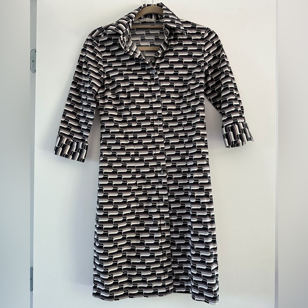 Italian high fashion shirt dress.